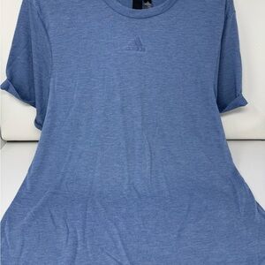 Adidas Heather Blue Crewneck Tee